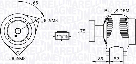 Magneti Marelli 063730011010 - Alternatore autozon.pro