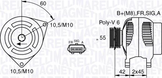 Magneti Marelli 063377416010 - Alternatore autozon.pro