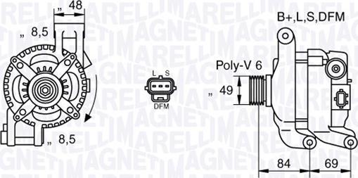 Magneti Marelli 063377417010 - Alternatore autozon.pro