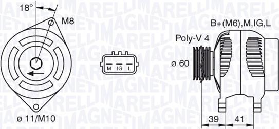 Magneti Marelli 063377438010 - Alternatore autozon.pro