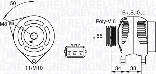 Magneti Marelli 063377432010 - Alternatore autozon.pro