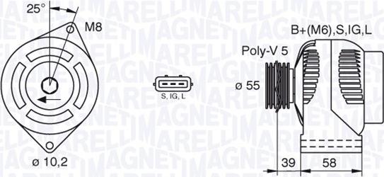 Magneti Marelli 063377437010 - Alternatore autozon.pro