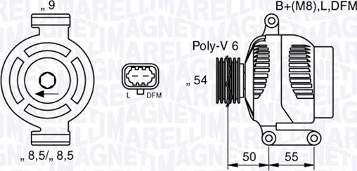 Magneti Marelli 063377425010 - Alternatore autozon.pro