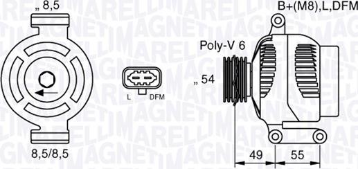 Magneti Marelli 063377423010 - Alternatore autozon.pro