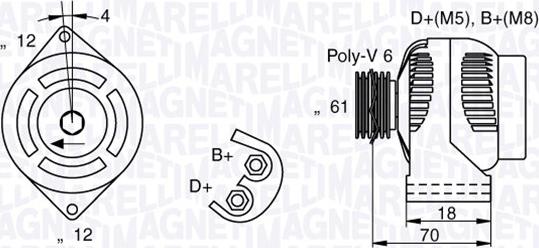 Magneti Marelli 063730029010 - Alternatore autozon.pro