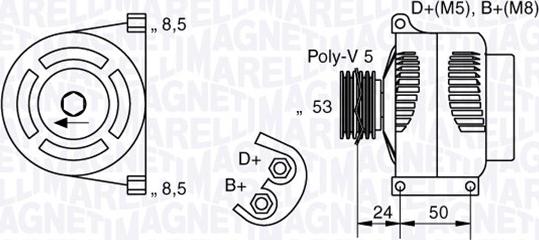 Magneti Marelli 063377002010 - Alternatore autozon.pro