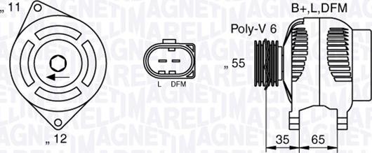 Magneti Marelli 063377014010 - Alternatore autozon.pro