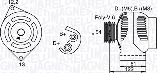 Magneti Marelli 063377018010 - Alternatore autozon.pro