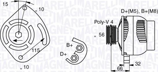 Magneti Marelli 063377012010 - Alternatore autozon.pro