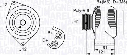 Magneti Marelli 063377017010 - Alternatore autozon.pro