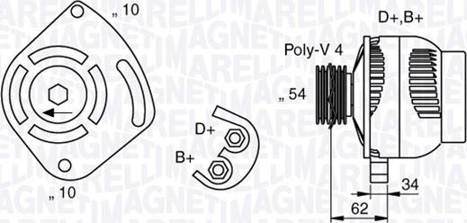 Magneti Marelli 063377031010 - Alternatore autozon.pro