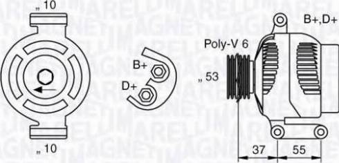 Magneti Marelli 063377020010 - Alternatore autozon.pro