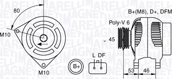 Magneti Marelli 063377300010 - Alternatore autozon.pro