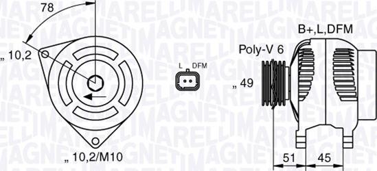 Magneti Marelli 063377301010 - Alternatore autozon.pro