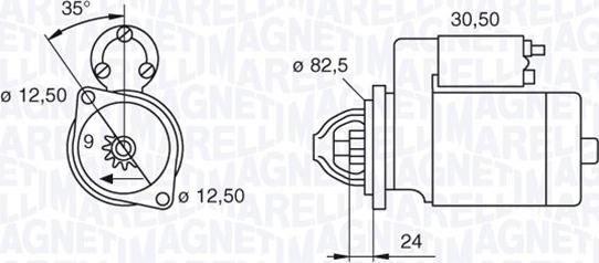 Magneti Marelli 063296843010 - Motorino d'avviamento autozon.pro