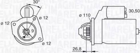 Magneti Marelli 063216896010 - Motorino d'avviamento autozon.pro