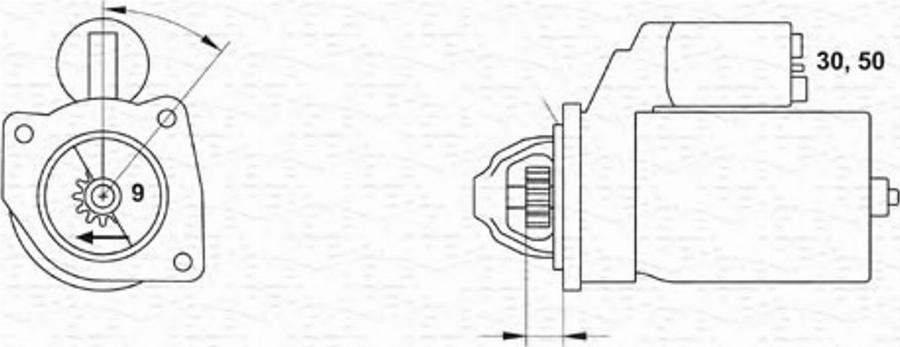 Magneti Marelli 063216833010 - Motorino d'avviamento autozon.pro