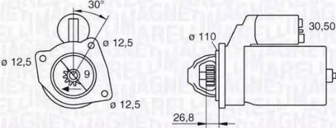 Magneti Marelli 063216741010 - Motorino d'avviamento autozon.pro