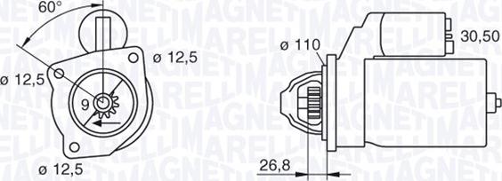 Magneti Marelli 063216731010 - Motorino d'avviamento autozon.pro