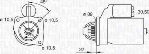 Magneti Marelli 063216733010 - Motorino d'avviamento autozon.pro