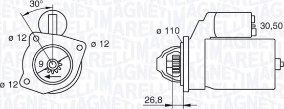 Magneti Marelli 063217154010 - Motorino d'avviamento autozon.pro