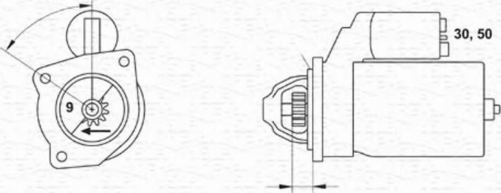 Magneti Marelli 063217121010 - Motorino d'avviamento autozon.pro