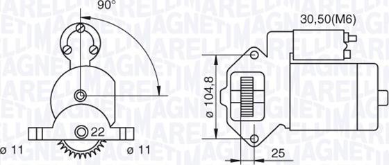 Magneti Marelli 063280032010 - Motorino d'avviamento autozon.pro