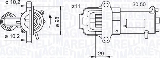 Magneti Marelli 063280023010 - Motorino d'avviamento autozon.pro