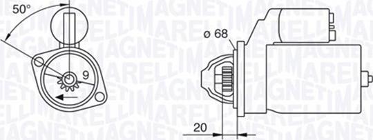 Magneti Marelli 063226801010 - Motorino d'avviamento autozon.pro