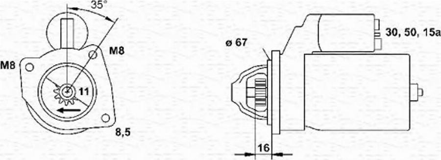 Magneti Marelli 063220931010 - Motorino d'avviamento autozon.pro