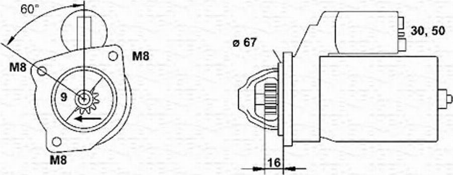 Magneti Marelli 063220741010 - Motorino d'avviamento autozon.pro