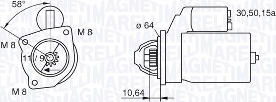 Magneti Marelli 063223101010 - Motorino d'avviamento autozon.pro