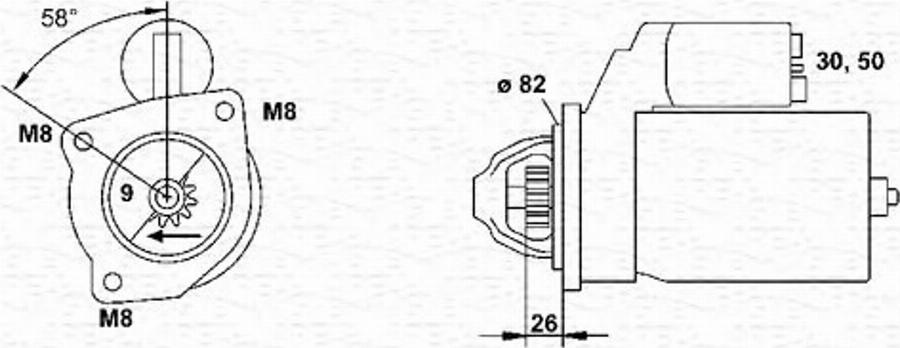 Magneti Marelli 063222134010 - Motorino d'avviamento autozon.pro