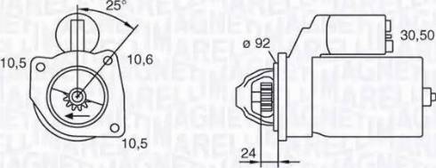 Magneti Marelli 063227501010 - Motorino d'avviamento autozon.pro