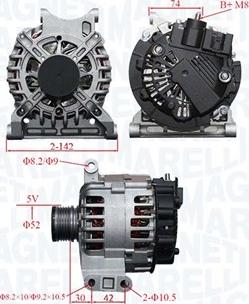 Magneti Marelli 063739065010 - Alternatore autozon.pro