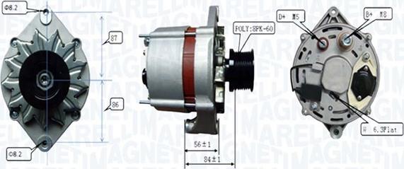 Magneti Marelli 063739067010 - Alternatore autozon.pro