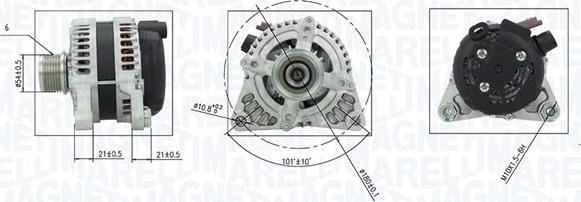 Magneti Marelli 063736372010 - Alternatore autozon.pro