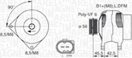 Magneti Marelli 063730001010 - Alternatore autozon.pro