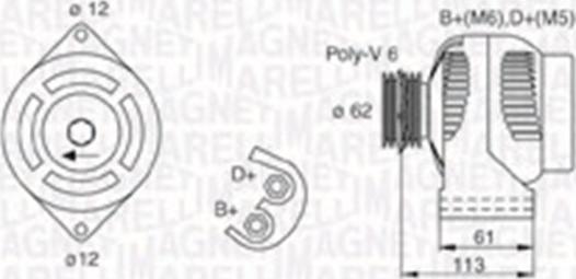 Magneti Marelli 063731885010 - Alternatore autozon.pro