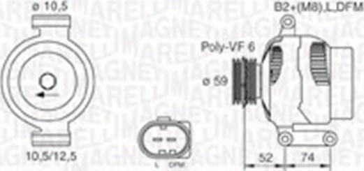 Magneti Marelli 063730003010 - Alternatore autozon.pro