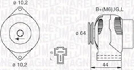 Magneti Marelli 063730551010 - Alternatore autozon.pro