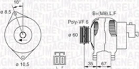 Magneti Marelli 063730010010 - Alternatore autozon.pro