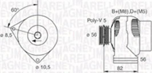 Magneti Marelli 063730017010 - Alternatore autozon.pro