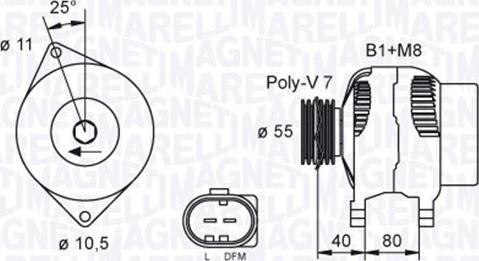 Magneti Marelli 063731700010 - Alternatore autozon.pro