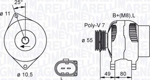 Magneti Marelli 063730036010 - Alternatore autozon.pro