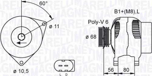 Magneti Marelli 063731557010 - Alternatore autozon.pro