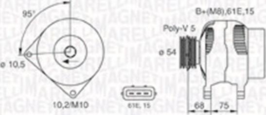 Magneti Marelli 063730025010 - Alternatore autozon.pro