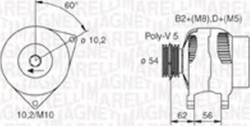 Magneti Marelli 063731748010 - Alternatore autozon.pro