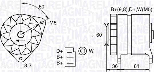 Magneti Marelli 063730021010 - Alternatore autozon.pro