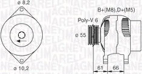 Magneti Marelli 063730023010 - Alternatore autozon.pro